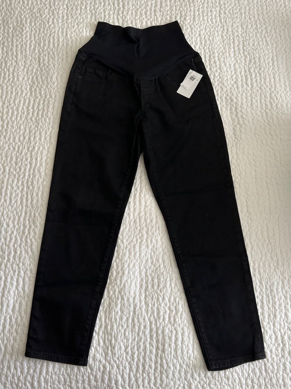 NWT Old Navy Black Maternity Skinny Jeans with Stretch Waistband